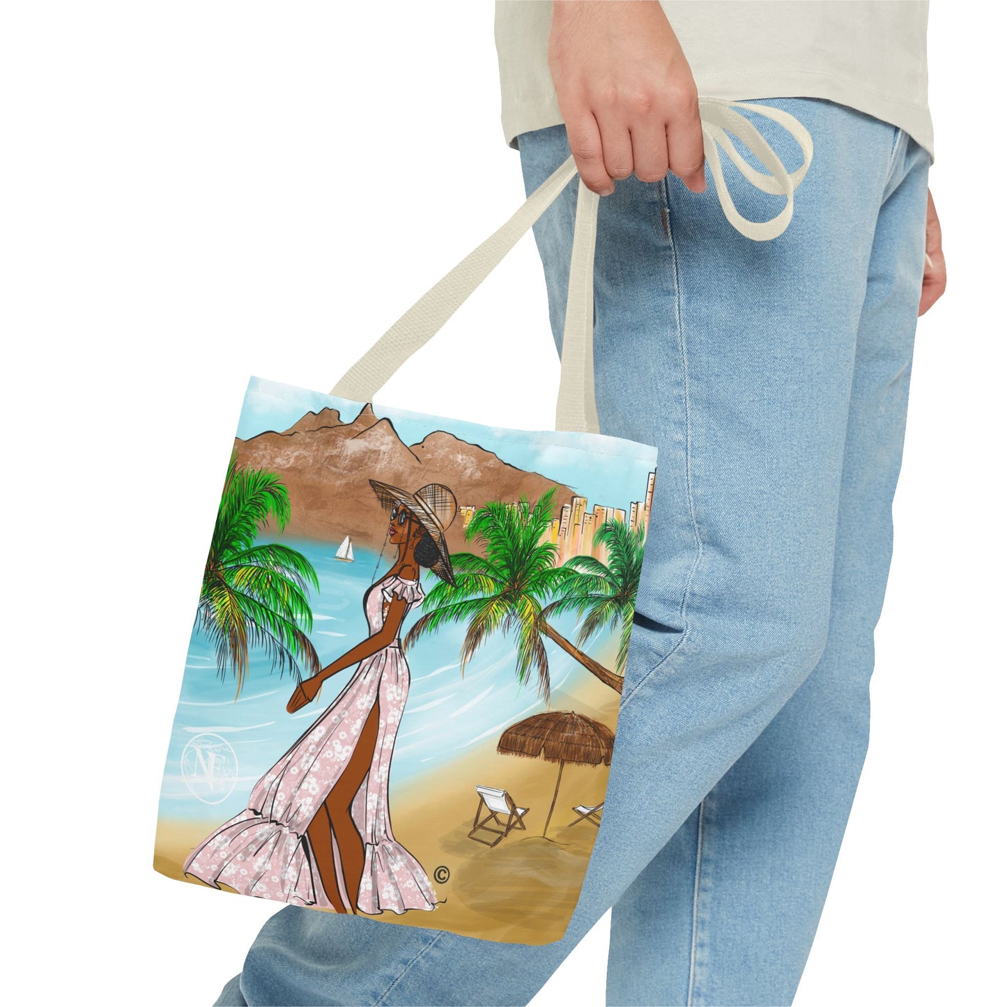Madison Beach Tote Bag