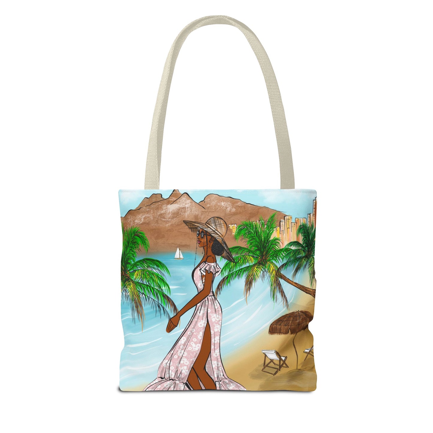 Madison Beach Tote Bag