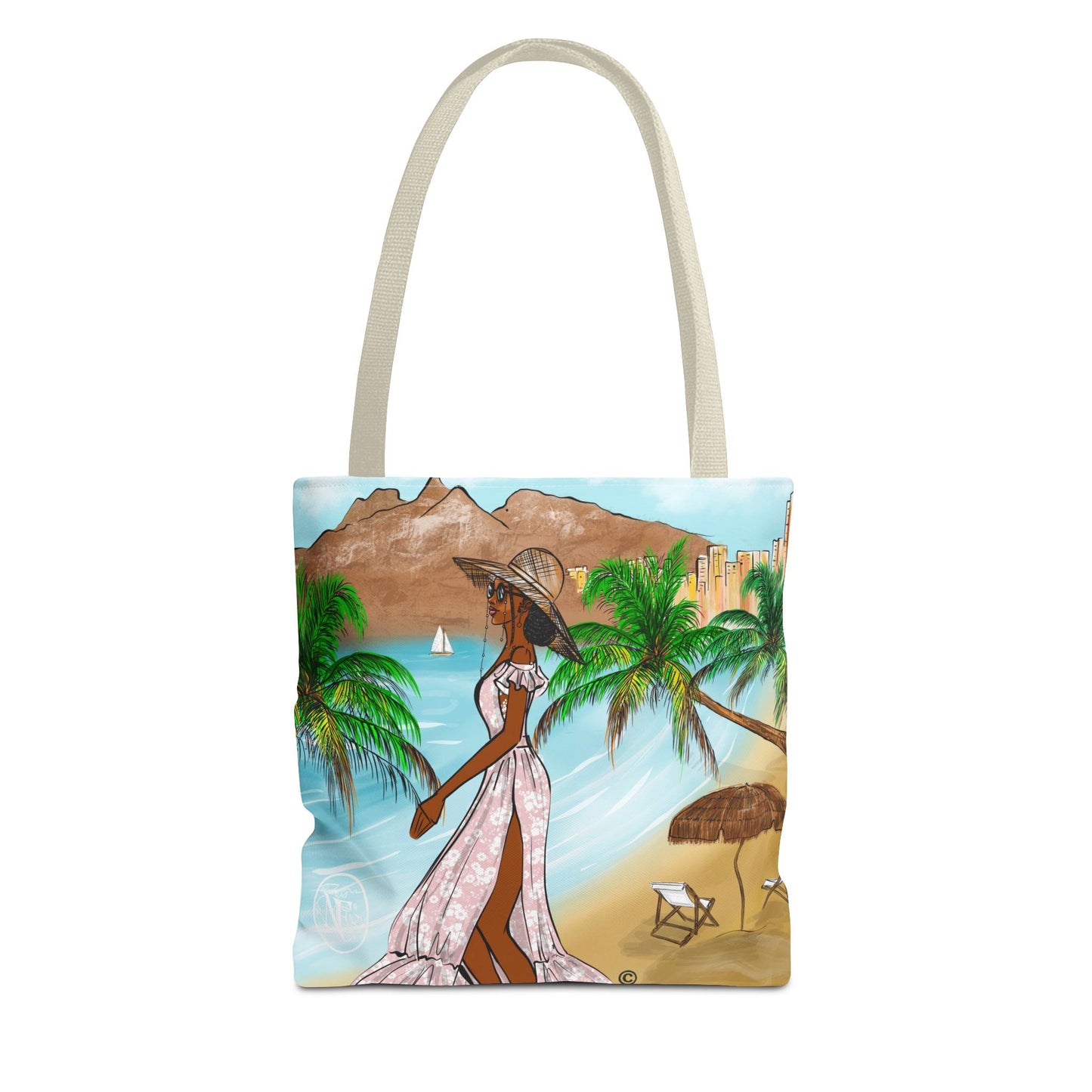 Madison Beach Tote Bag