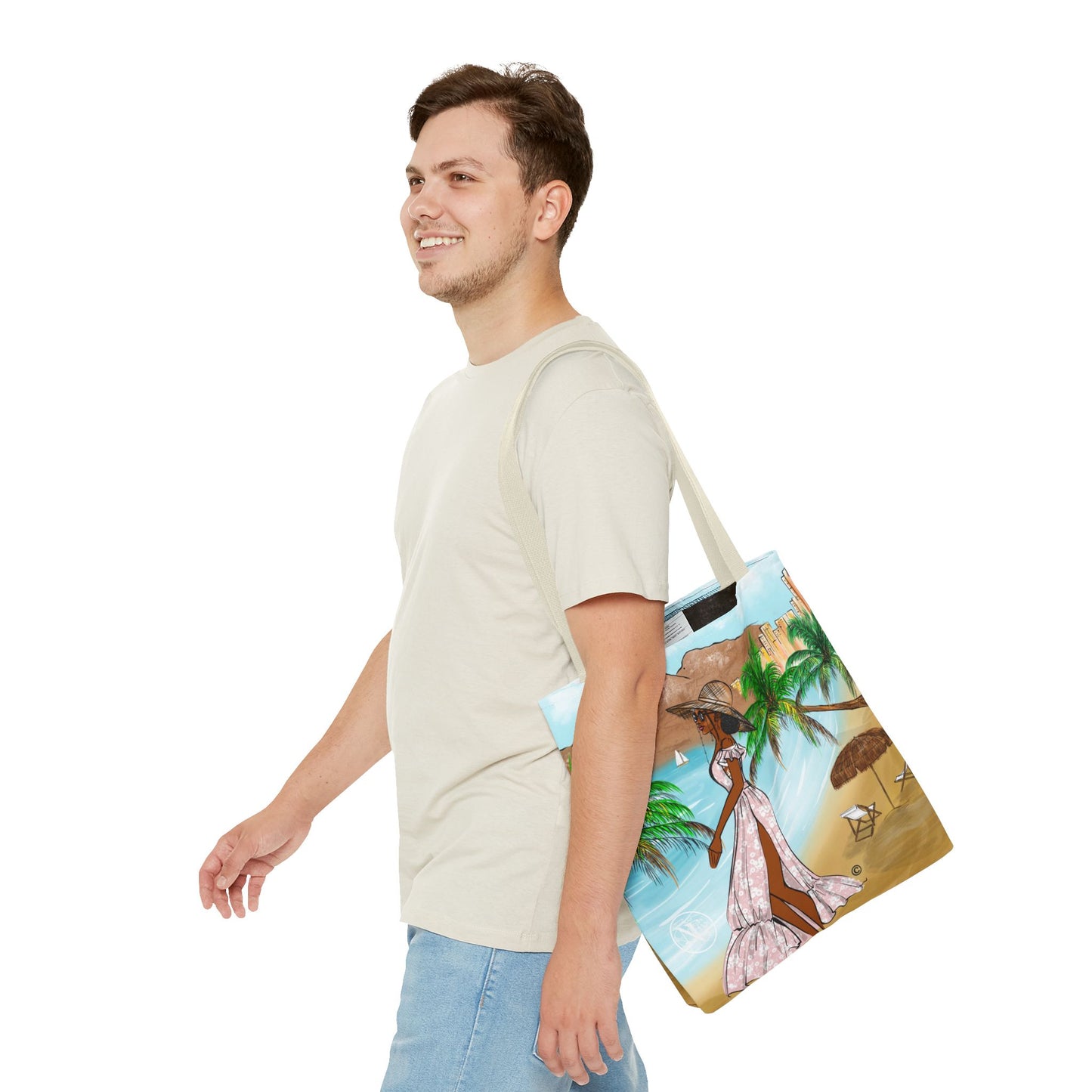 Madison Beach Tote Bag