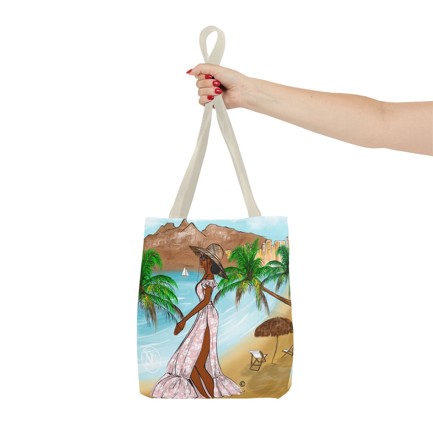 Madison Beach Tote Bag