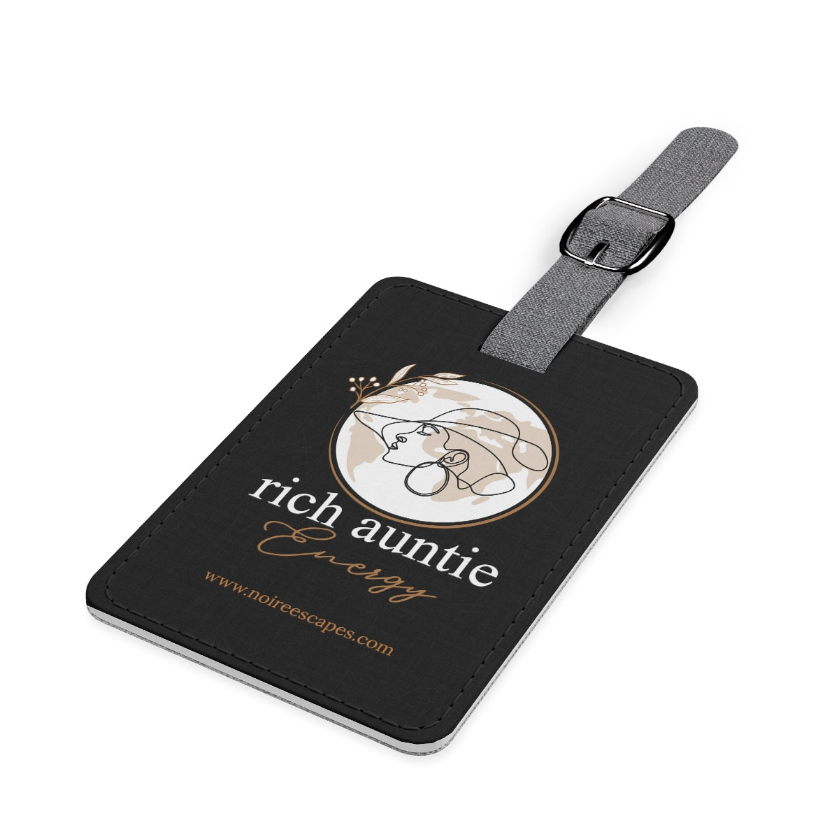 Rich Auntie Luggage Tag