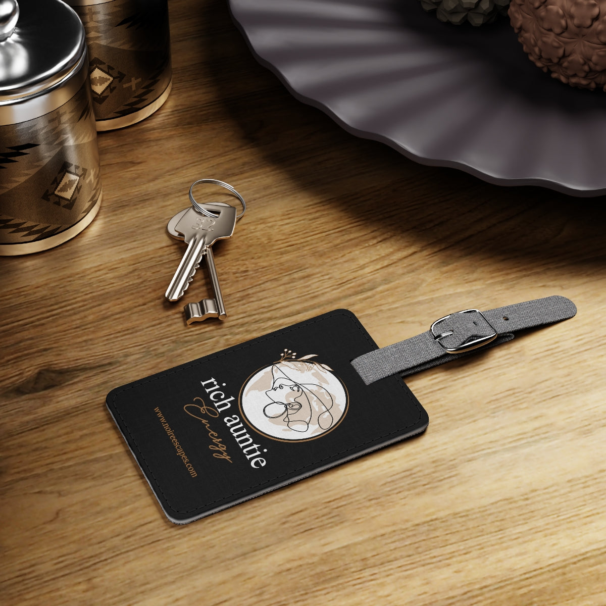 Rich Auntie Luggage Tag