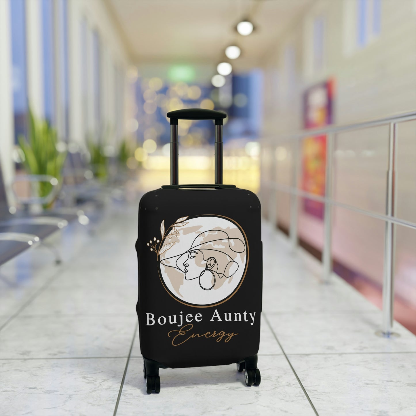 Boujee Aunty Luggage Cover