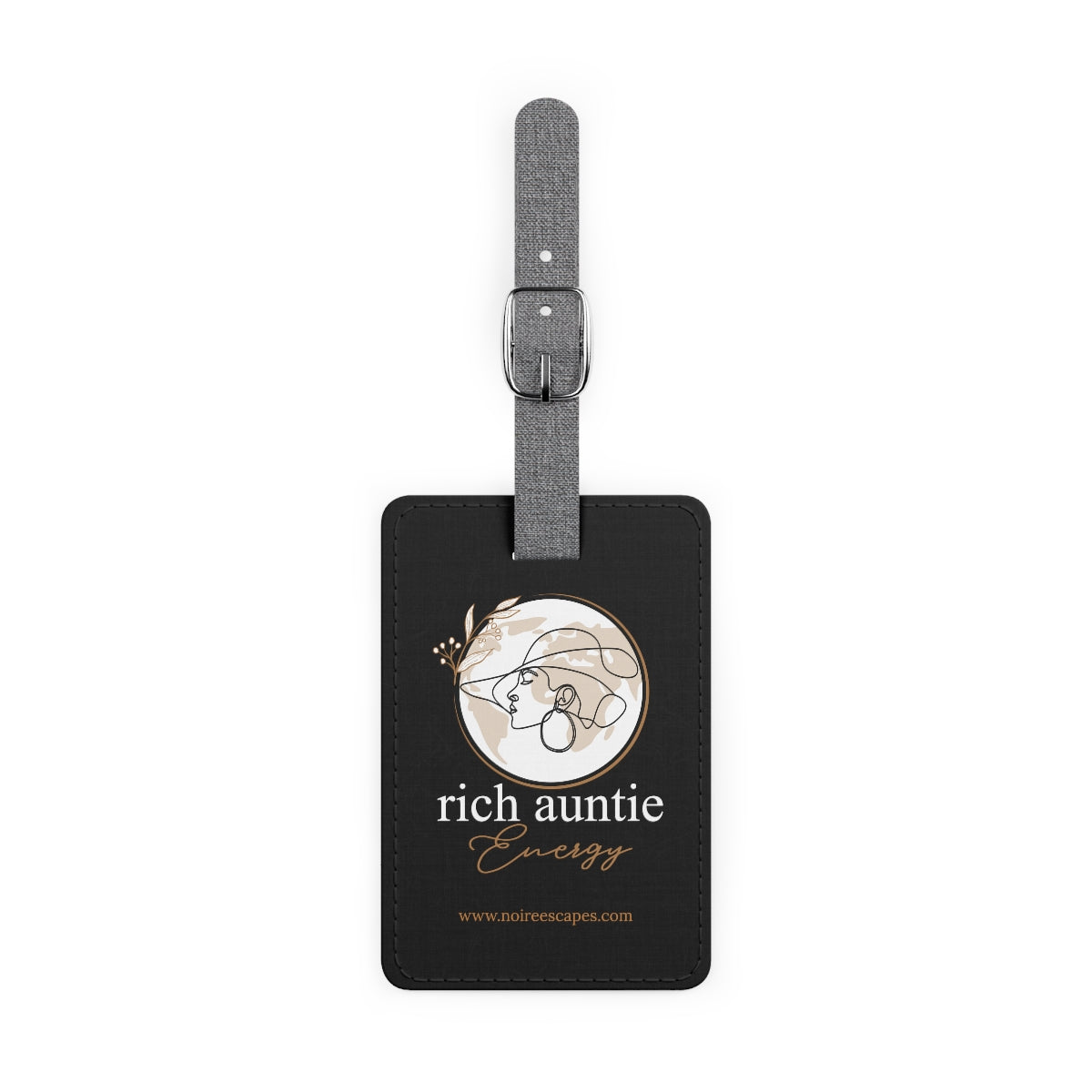 Rich Auntie Luggage Tag