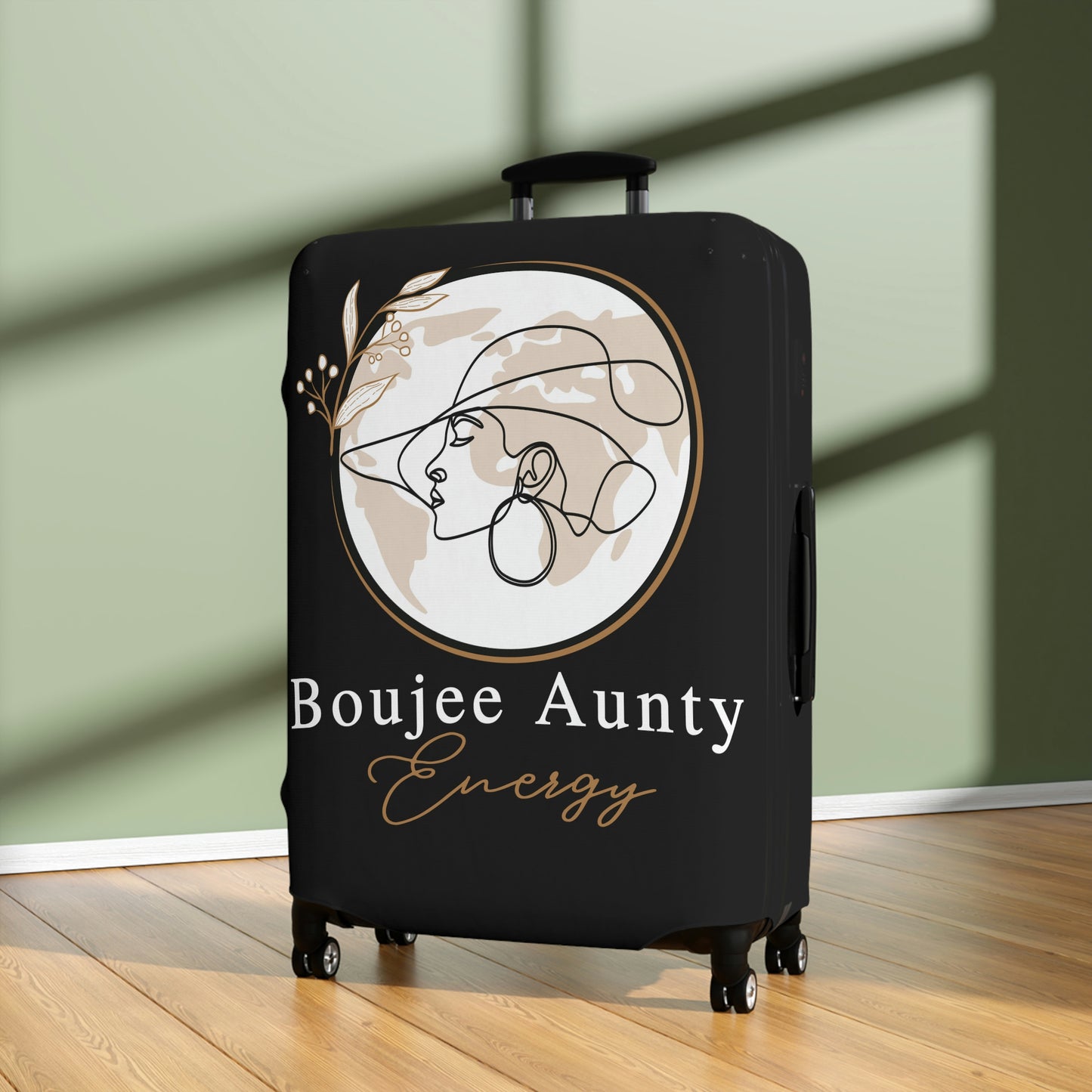 Boujee Aunty Luggage Cover