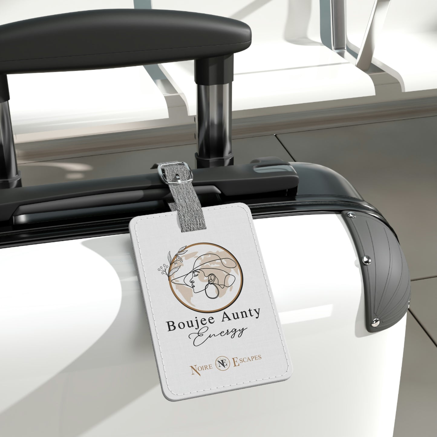 Boujee Aunty Energy Luggage Tag