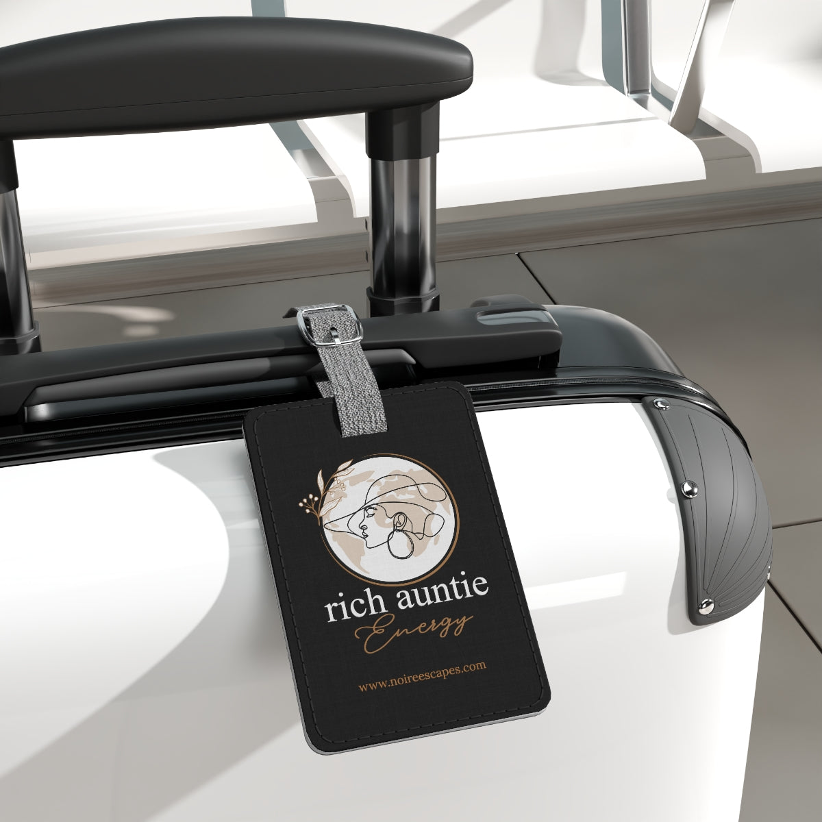Rich Auntie Luggage Tag