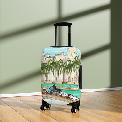 Natalie in Miami Luggage Cover