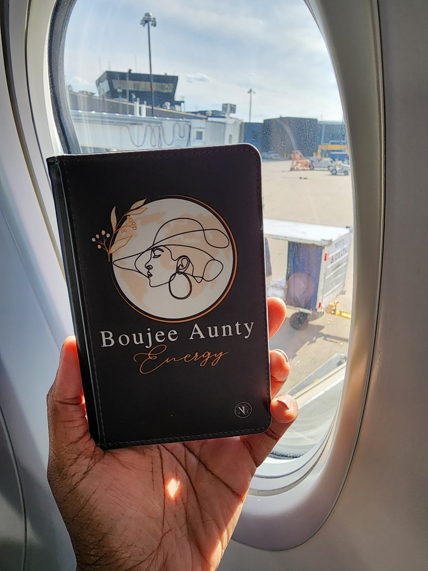 Boujee Aunty Enegry Passport Cover