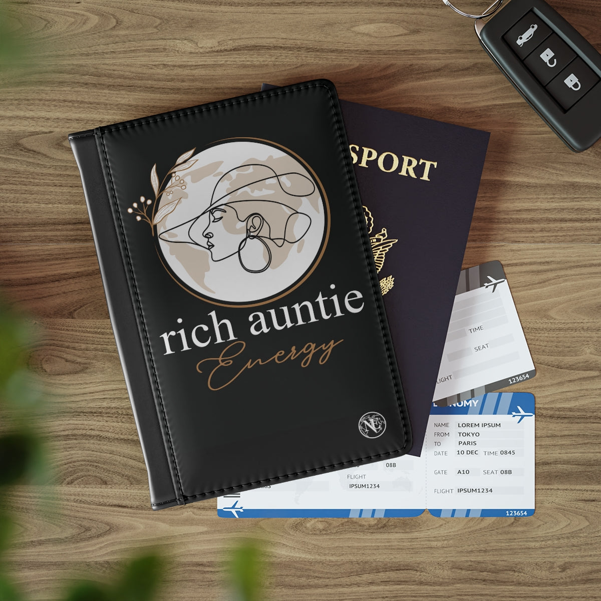Rich Auntie Passport Cover