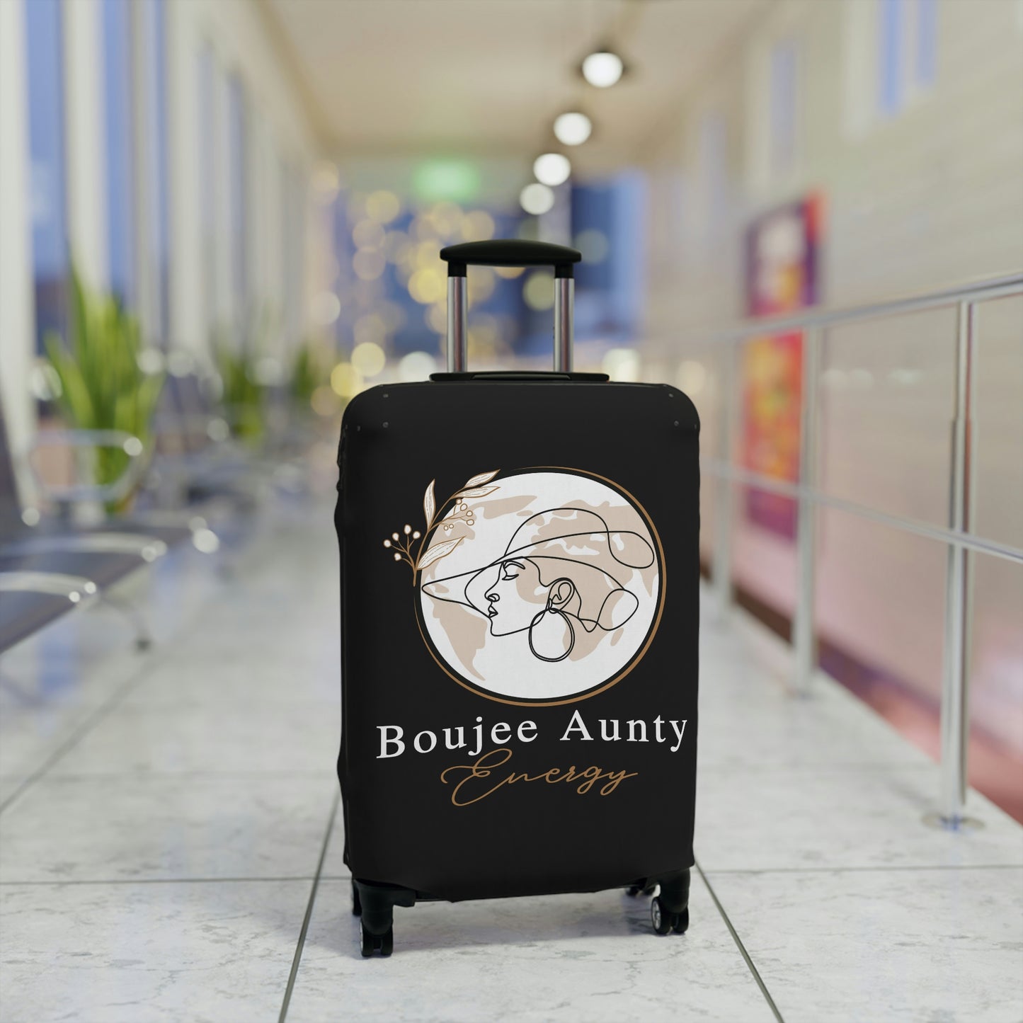 Boujee Aunty Luggage Cover