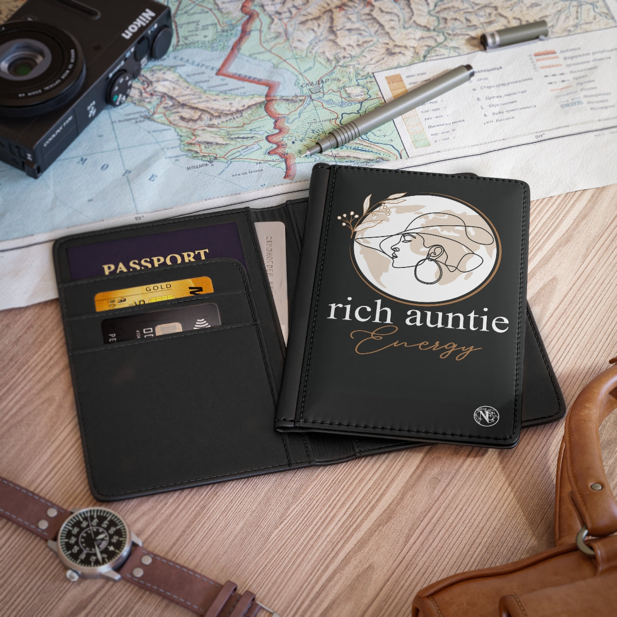 Rich Auntie Passport Cover