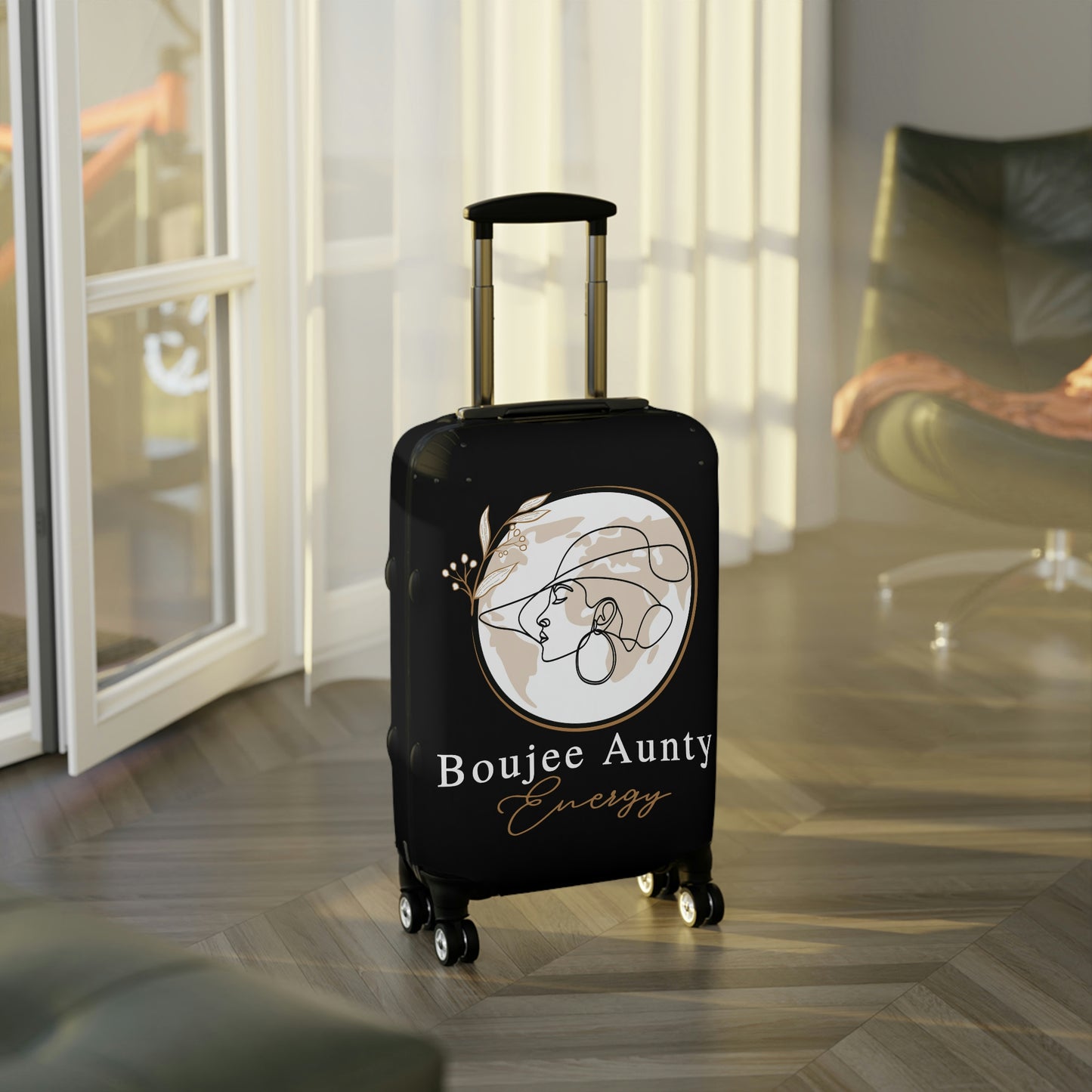 Boujee Aunty Luggage Cover