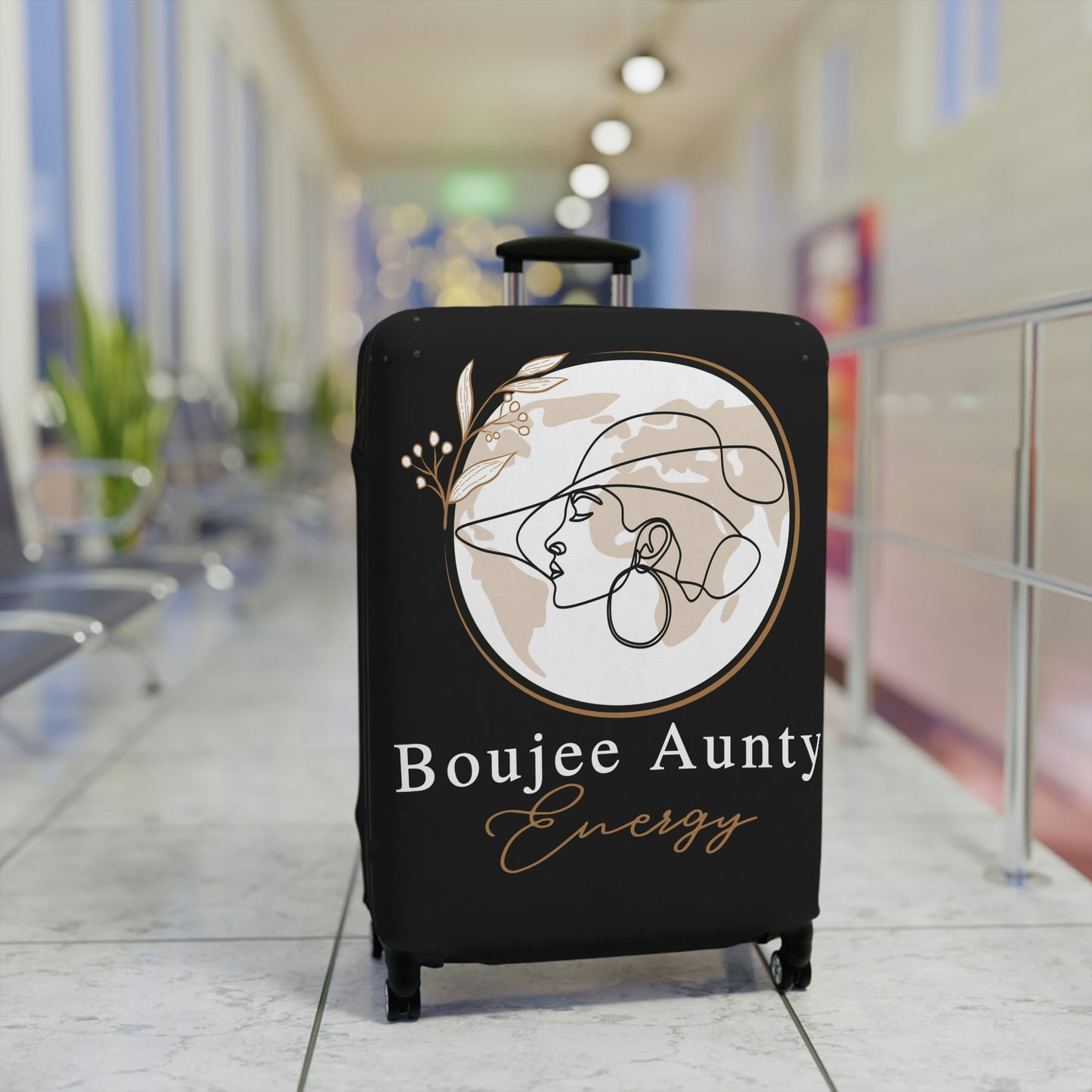 Boujee Aunty Luggage Cover