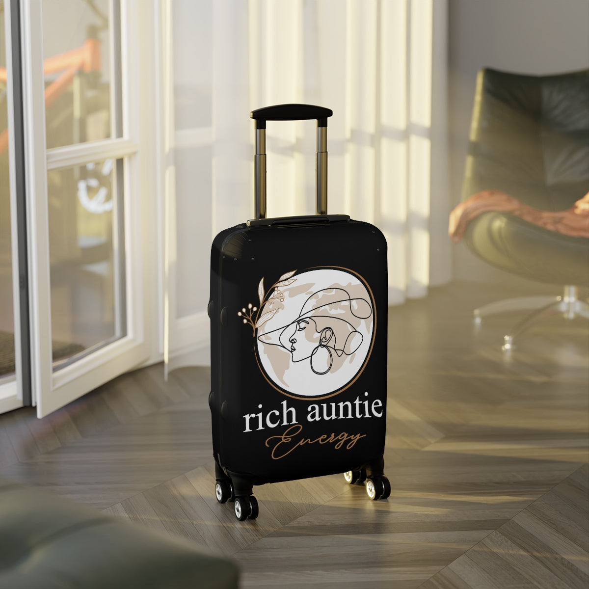 Rich Auntie Luggage Cover